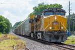 UP 5824 leads a manifest west through Grand Saline